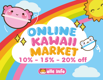 🛒🌟 De Online Kawaii Market is geopend – pak je korting! 🧁