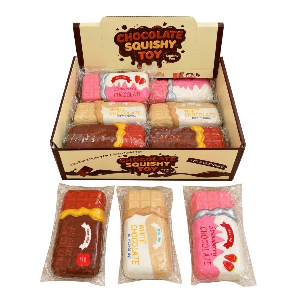 Squishy Chocolate Bar - Slow Rising - Kies je favoriet