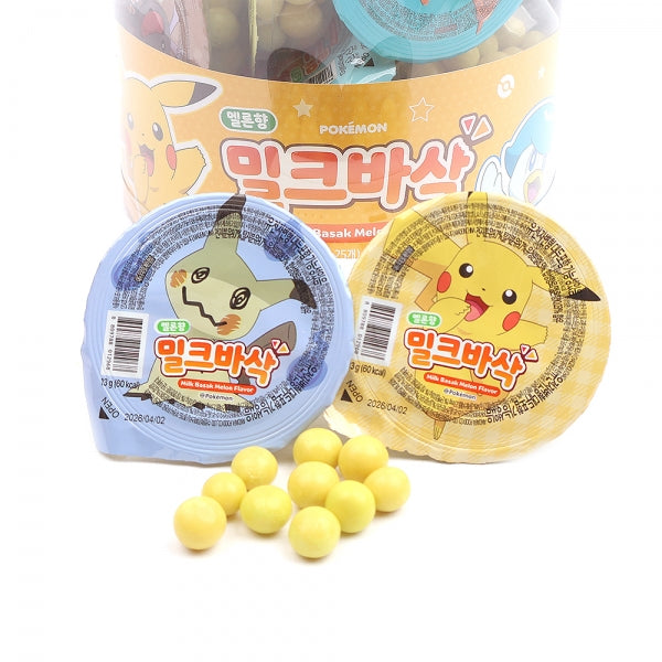 Pokémon Crispy Melon Milk Balls - 25 PCS Uitdeelverpakking