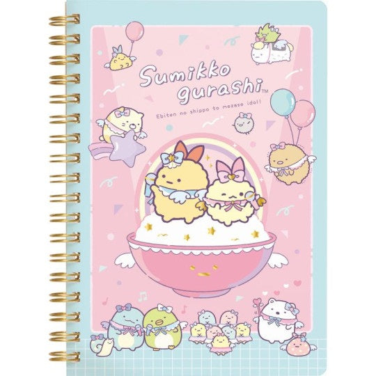 Sumikko Gurashi Notebook with Ringband - Angelic Idol - Pink