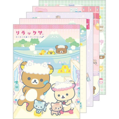 Memoblok Groot - Rilakkuma Cat Public Bathhouse - Pink