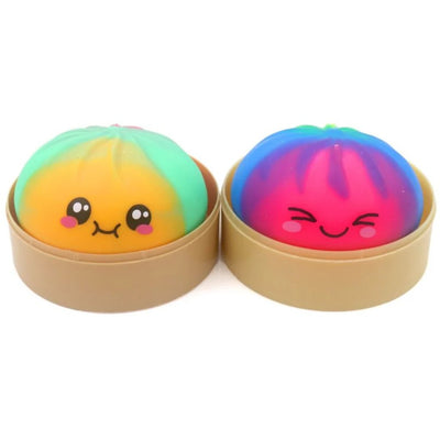 Rainbow Swirl Squishy Dumpling - 1x Surprise kleur Squeezy