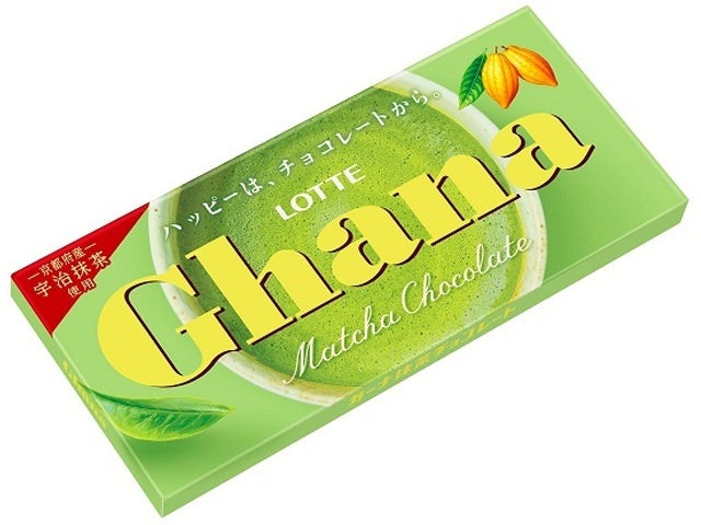 Lotte Ghana Matcha Chocolate Bar