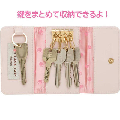 Korilakkuma Key Case - Full of Strawberry Day