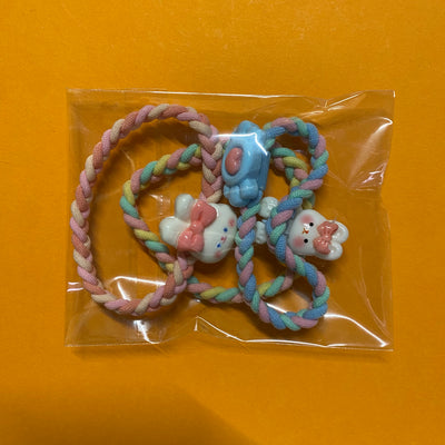 Kawaii Sale 🧡👑 3 haar elastieken/armbandjes (#43)
