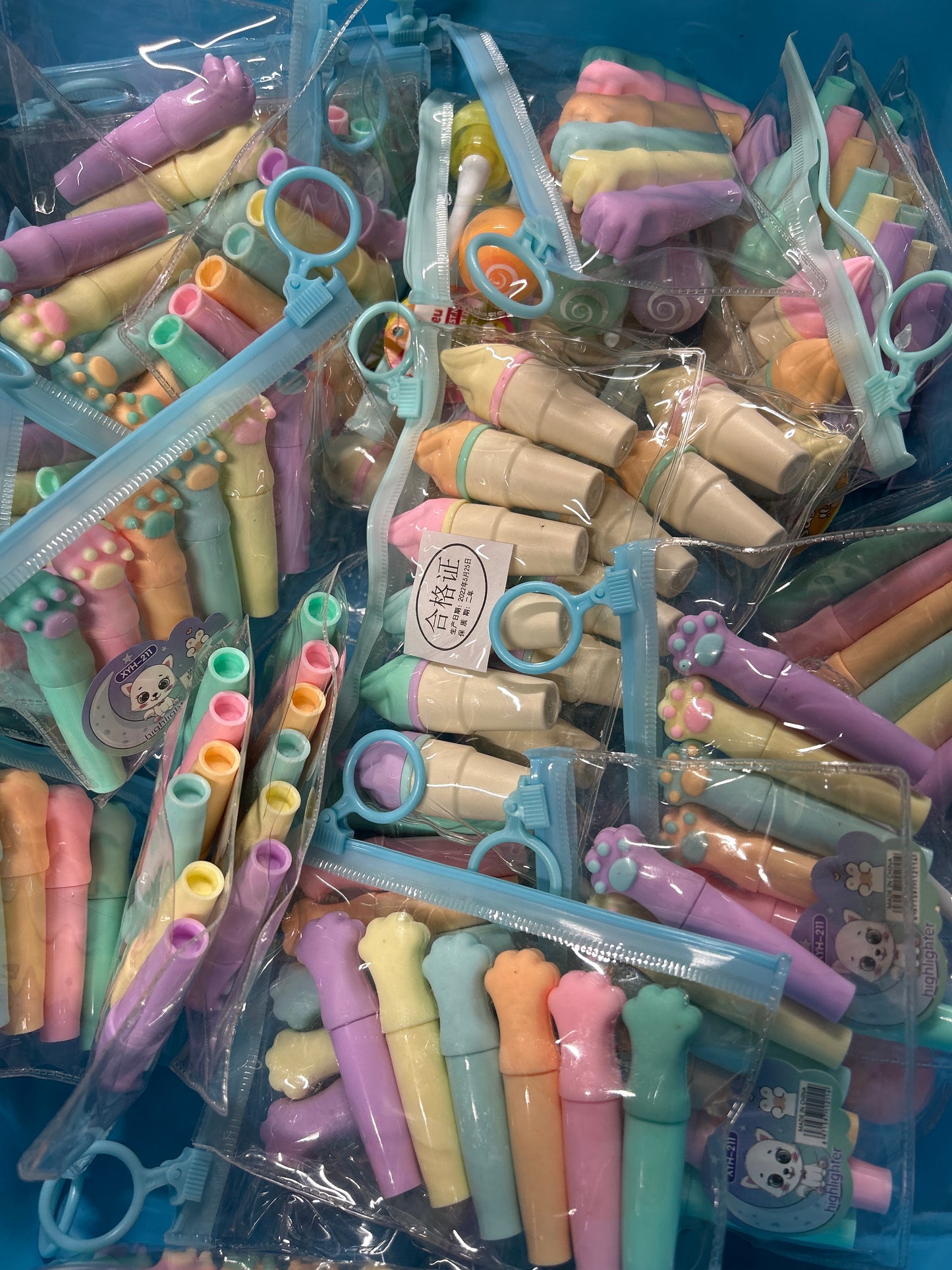 Kawaii Garage/Faulty Sale 🧡👑 FAULTY markersetje in etui 1 pcs surprise (#4)