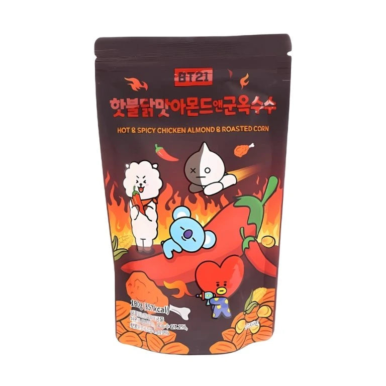 BT21 Baked Corn - Hot & Spicy Chicken Almond