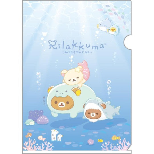 A4 Insteekmap - Rilakkuma Ocean Relax Mood - Underwater