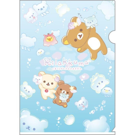 A4 Insteekmap - Rilakkuma Ocean Relax Mood - Jellyfish