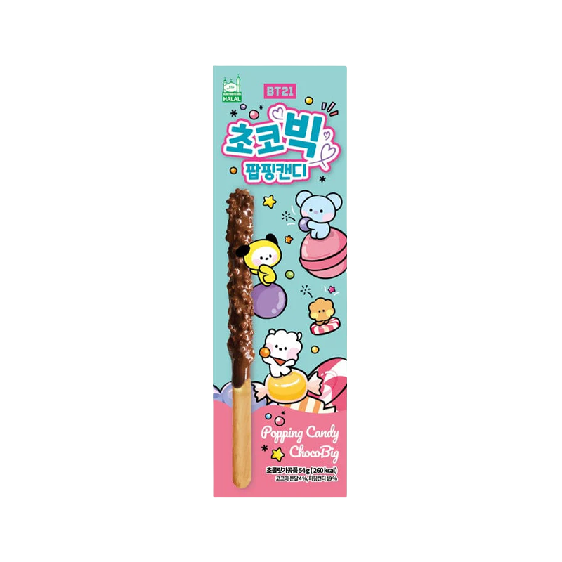 BT21 Choco Big Popping Candy