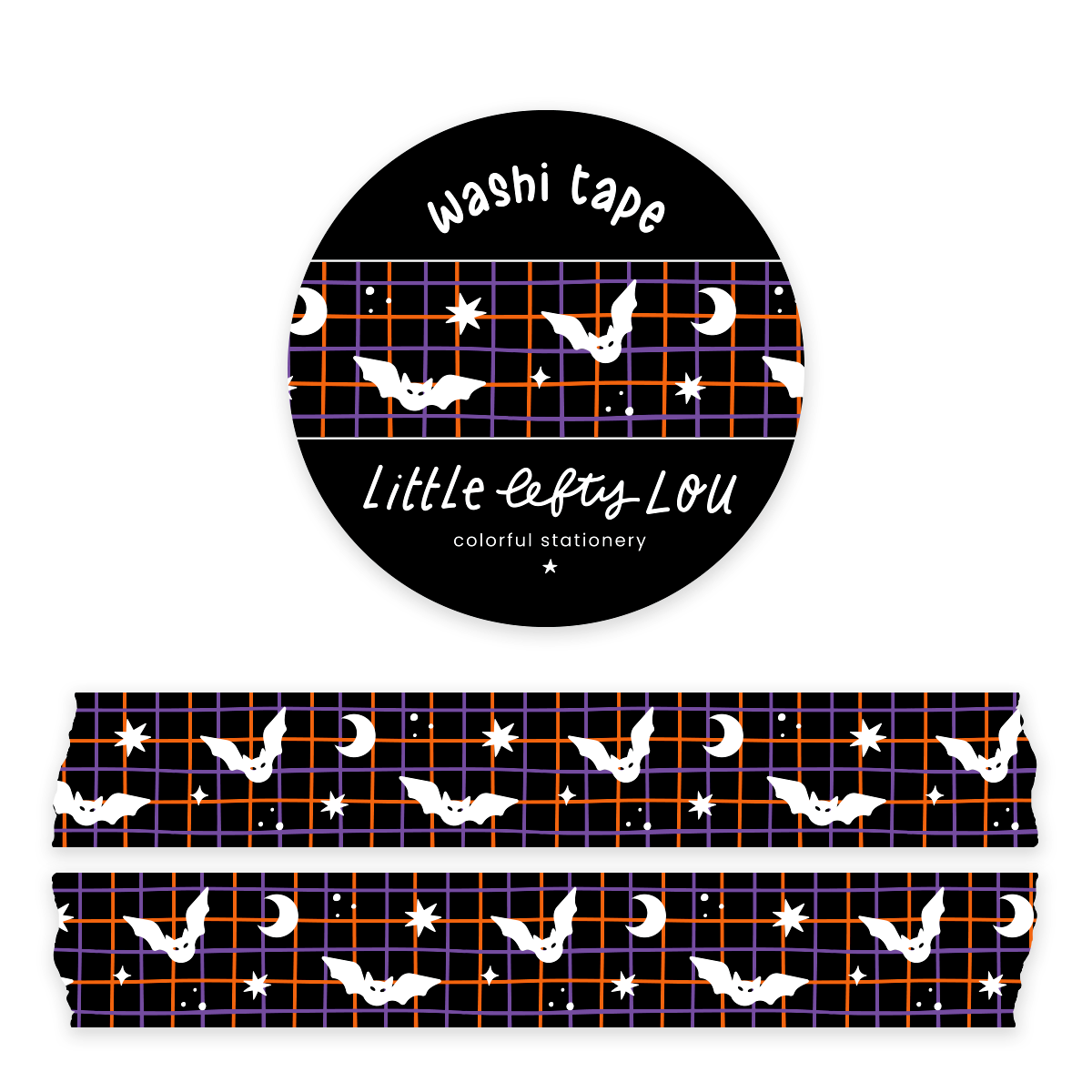 Washi Tape - Bat Vision - Little Lefty Lou