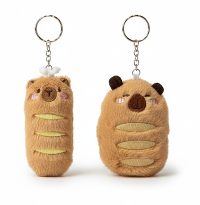 Capibara Plushie Key Chain - Pick One