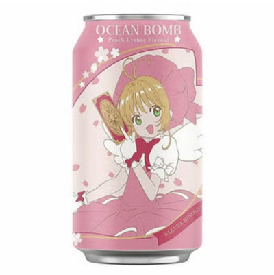 Cardcaptor Sakura Sparkling Water - Peach Lychee Flavour