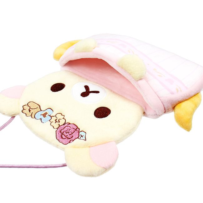 San- X Rilakkuma Flower Tea Time - Hanging Storage Pouch