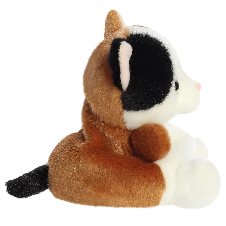 Peebs Calico Cat Palm Pal Plush - 13 cm