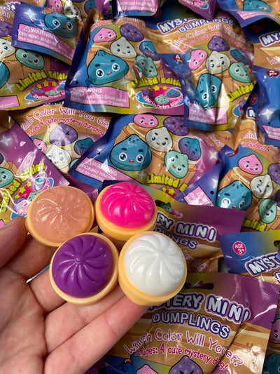 Dumpling Squishy Blind Bag - 4 Surprise Jelly Mini Dumplings in een zakje