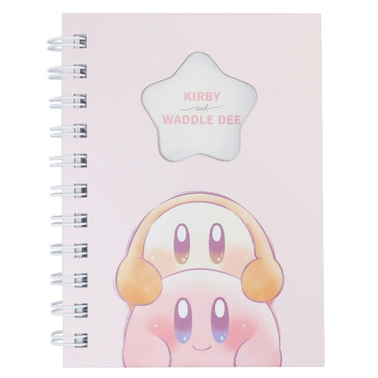 Notizbuch mit Ringbuch – Kirby und Waddle Dee – Freunde