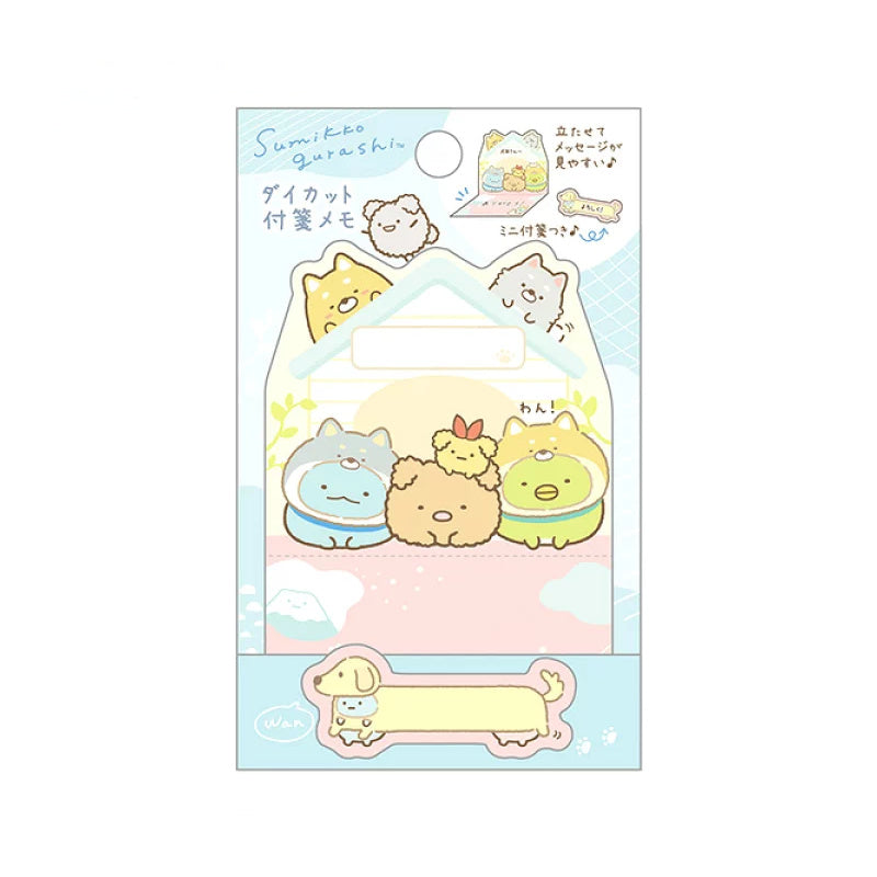 Stickynotes San-X Sumikkogurashi Shiba Dog theme - Blue