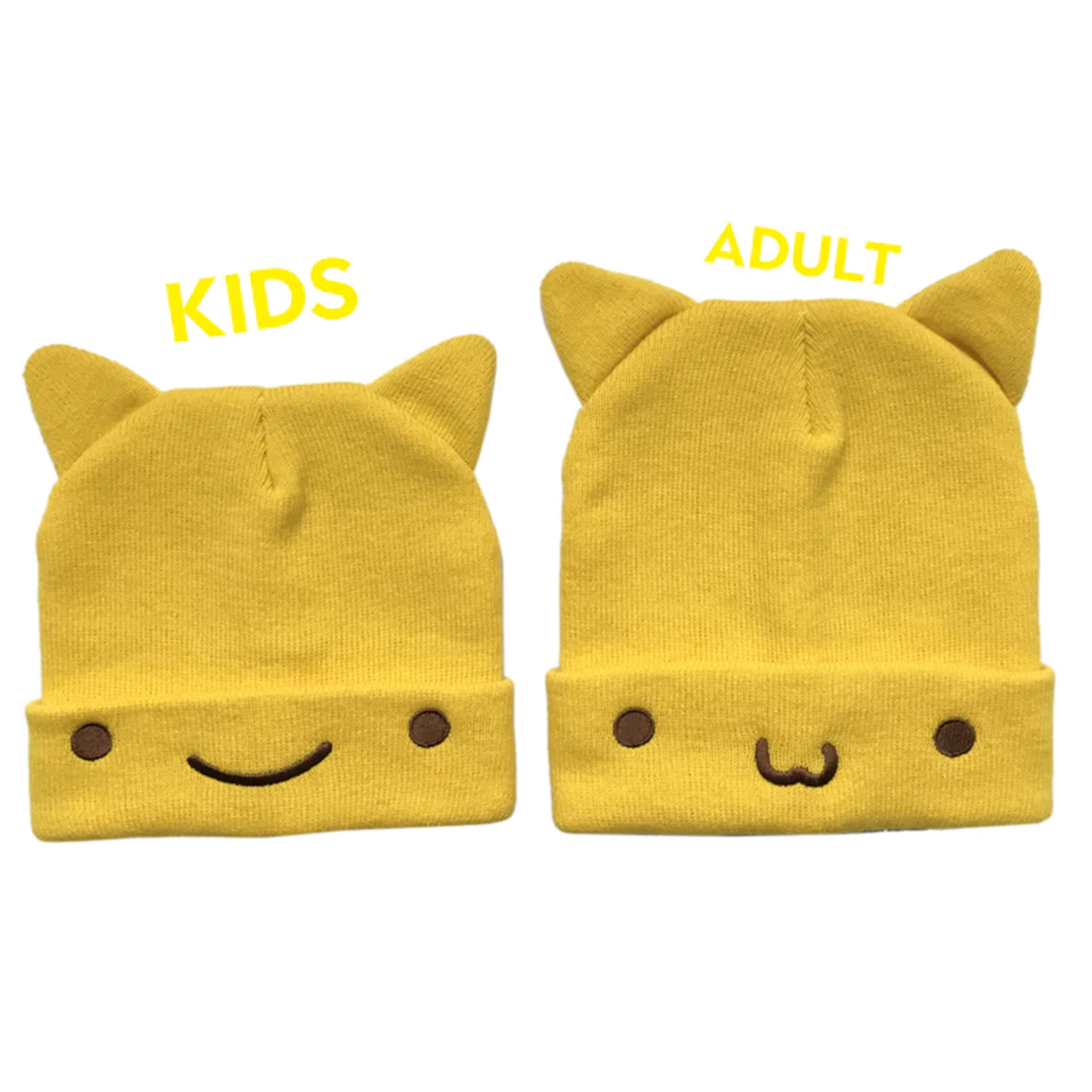 Kawaii MostCutest.nl Yellow CatEars Beanie Muts
