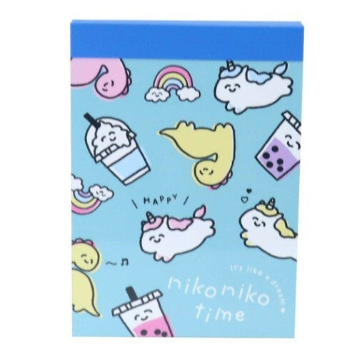 Memoblok Klein - Niko Niko Time - Unicorn