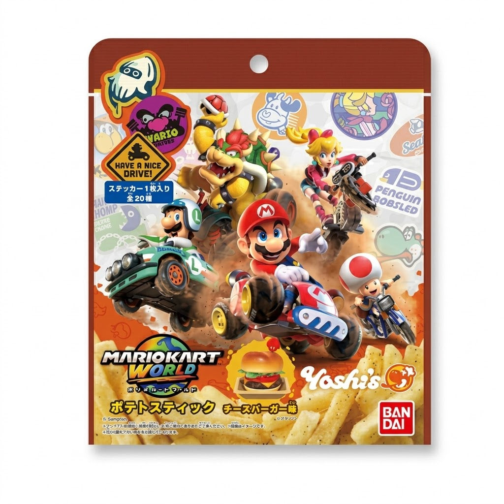 Mario Kart World - Potato Sticks Snack & Sticker