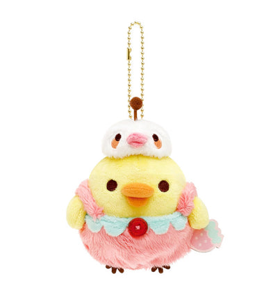 Kiiroitori Plush Keychain Bagcharm - Full of Strawberry Day