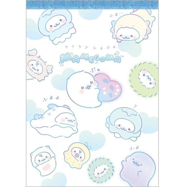 Memoblok Groot - Mamegoma: I Love Fluffiness - Blue