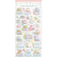 Sumikko Gurashi Glitter Puffy Stickers - Shirokuma´s Hometown Theme - Pink