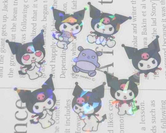 Stickerset Holografisch - Sanrio Characters - Kuromi