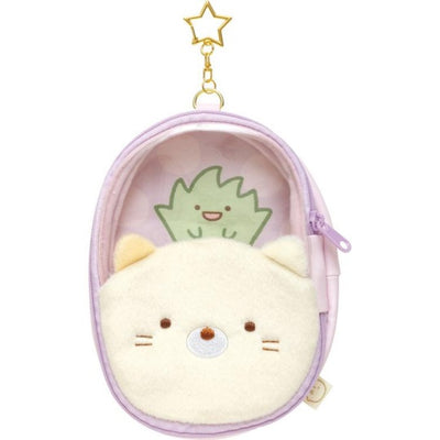 Sumikko Gurashi Plush Pouch - Love Series - Neko