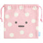 Drawstring Bag - Sumikko Gurashi Shirokuma´s Hometown Theme - Furoshiki Pink
