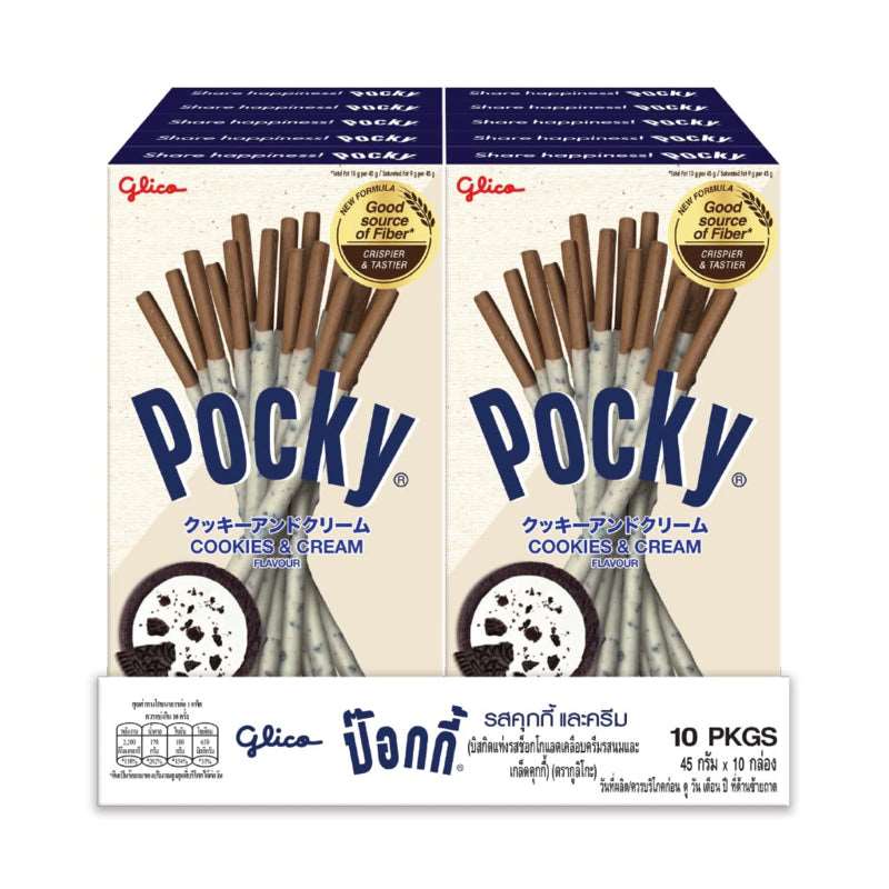 10 Pack - Pocky - Cookies & Cream