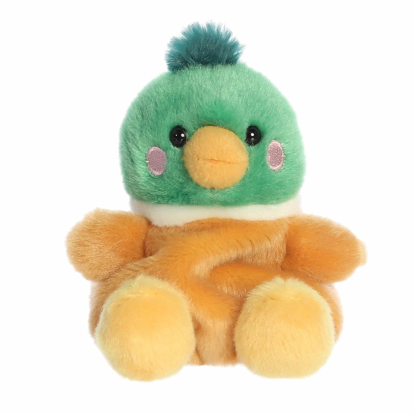 Puddles Mallard Duck Palm Pal Plush - 13 cm