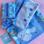 Sanrio Flat Zipper Pouch Set - Cinnamoroll