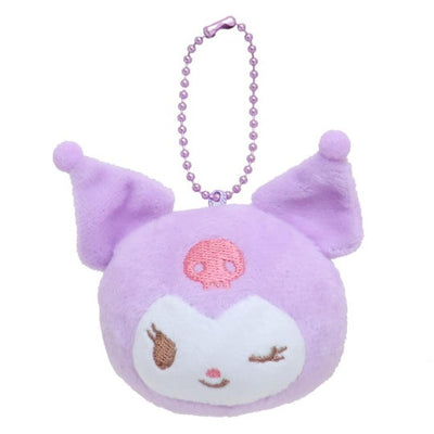 Sanrio Magnet Plush Keychain - Kuromi - Wink