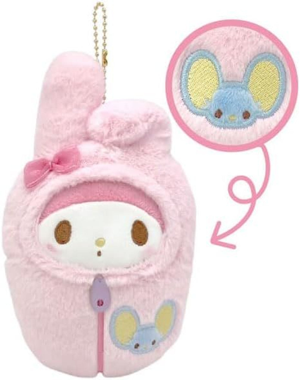 Plush Keychain Sanrio My Melody - Cute Cocoon