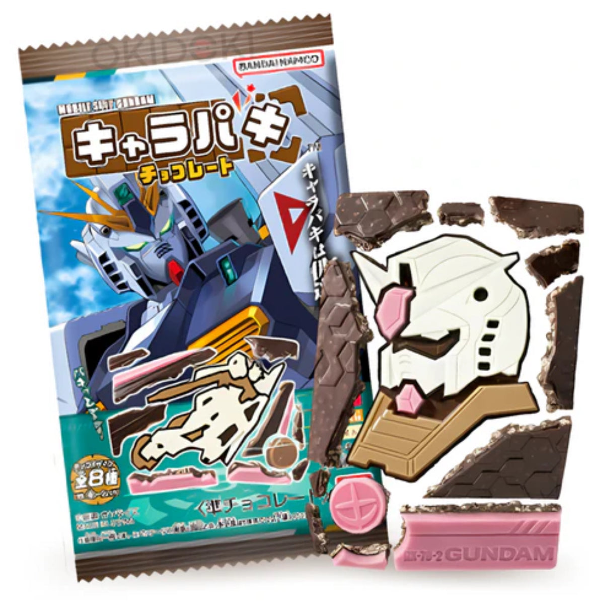 Charapaki Chocolate Bar - Bandai Gundam