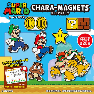 Blindbag Magnet et Memocard Set - Personnages Super Mario
