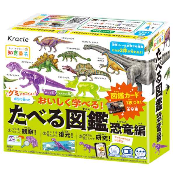 Popin Cookin - Edible Picture Book Dinosaur Edition (Grape & Muscat)