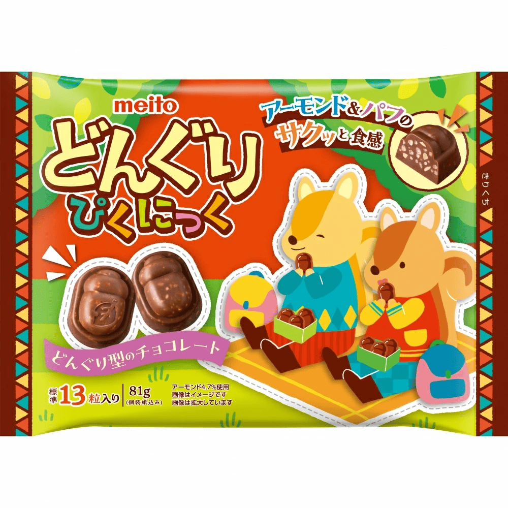 Meito Donguri Picpic Almond Crispy Chocolate THT 31-07-2025