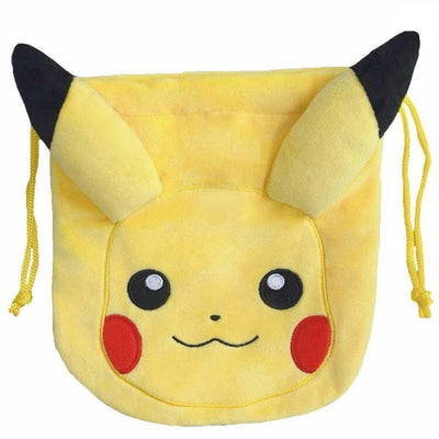 Pokémon Fluffy Drawstring Bag - Pikachu