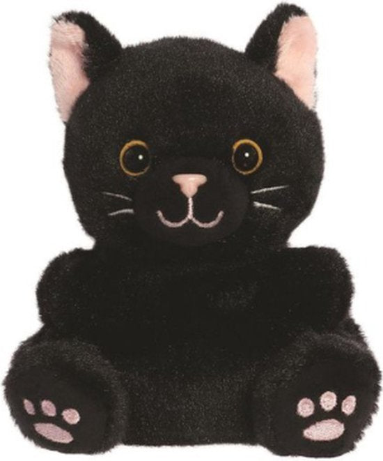 Black Cat Palm Pal Plush - 13 cm