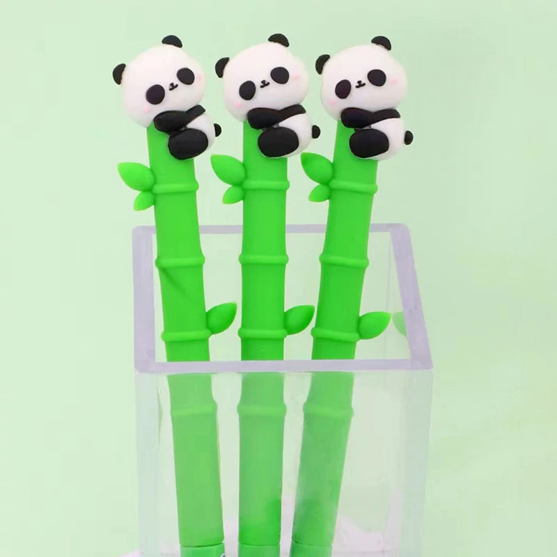 Gel Pen - Panda Holding Bamboo