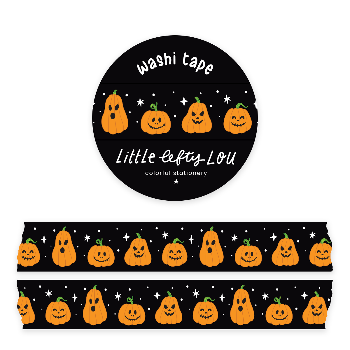 Washi Tape - Jack-o'-lanterns