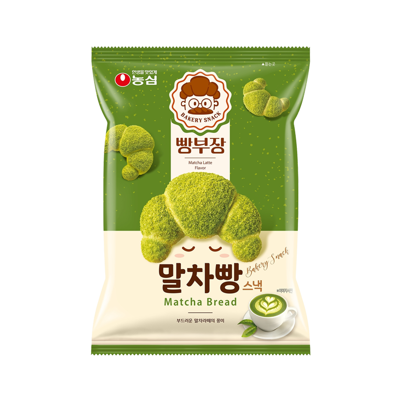 Nongshim Bbangbujang Matcha Bread Snack