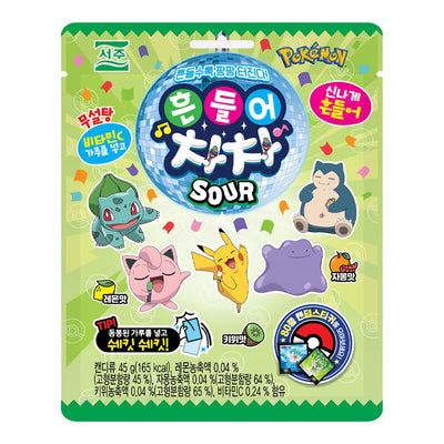 Pokémon Shake It Cha Cha Sour Jelly + Sticker