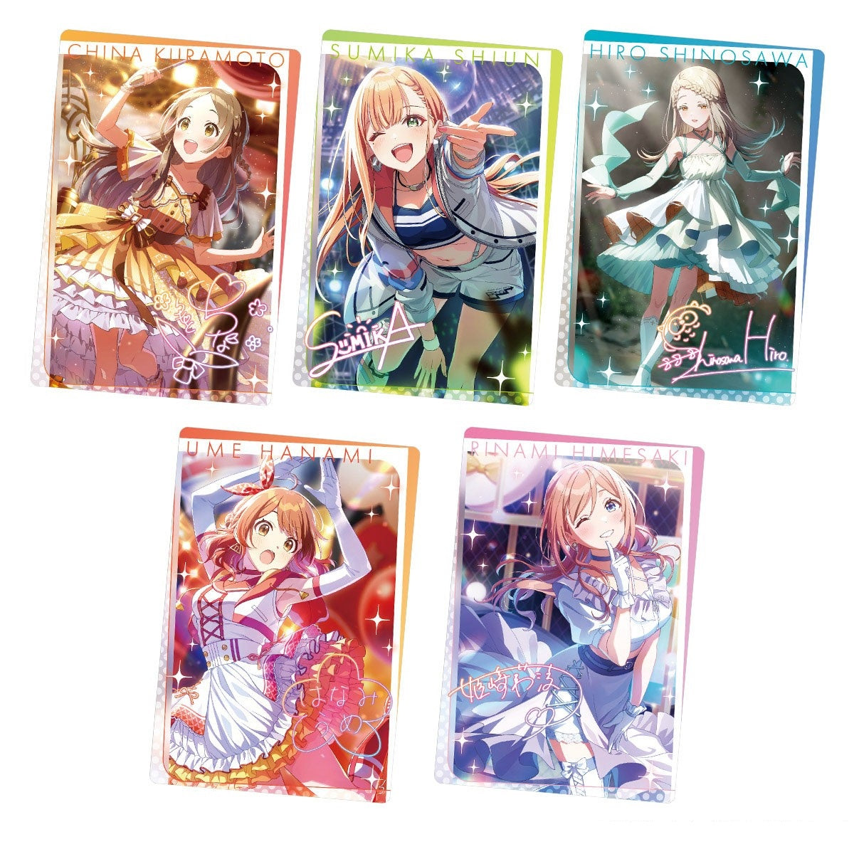 Bandai Idol Master Gakuen Wafer + Card