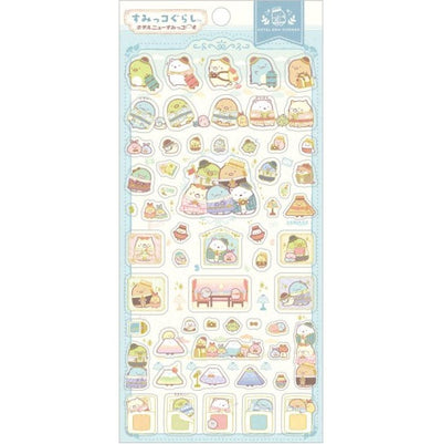 Sumikko Gurashi Stickers - Hotel - Blauw