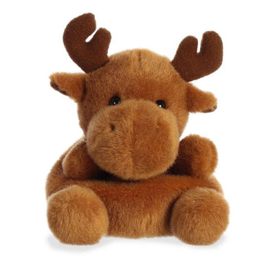 Cinnamon Reindeer Palm Pal Plush - 13 cm