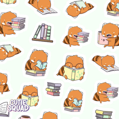 Stickervel - Booklovers - CutieSquad